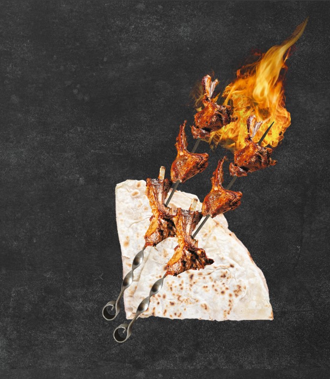 Шашлык из свиных ребрышек