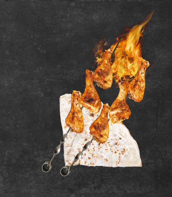 Шашлык из куриных ножек